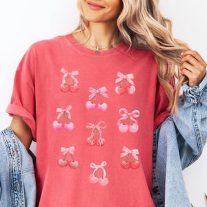 Comfort Colors® Fruit Graphic Tee, Summer Berry T-Shirt, Colorful Fruit Shirt, Strawberry Blueberry Cherry Tee, Aesthetic Summer T-Shirt