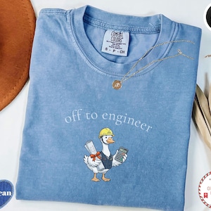 Comfort Colors® Rolig ingenjörsgås-tröja, ingenjörsskjorta, ingenjörspresent, ingenjörspresent till mors dag, söt STEM-tröja