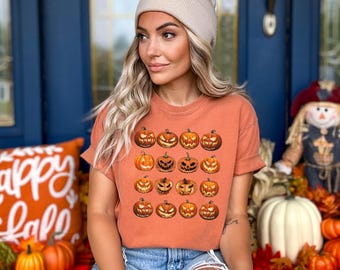 Camiseta de calabaza con colores cómodos anti-Trump®, Halloween, F*ck Donald Trump, camiseta de calabaza de otoño FDT, camiseta anti-Trump de Halloween, FDT Halloween