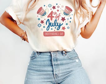 4th of July BBQ Shirt, Independence Day Grilling Tee, Patriotic BBQ Shirt, Summer Cookout T-Shirt, USA Celebration Shirt,American Flag Shirt