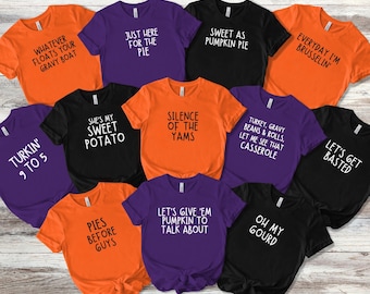 Family Thanksgiving Shirts, Thanksgiving Shirt, Funny Thanksgiving Party, Matching Thanksgiving T-Shirts, Friendsgiving Group Shirts, Kids