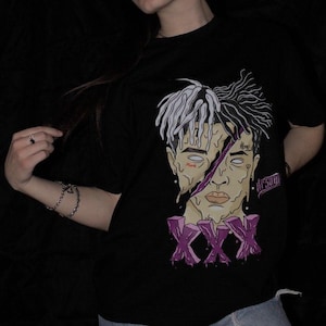 Black XXXTentacion T-Shirt | 100% Cotton | Rapper Streetwear | Unisex Hip Hop Shirt | Tribute Tee