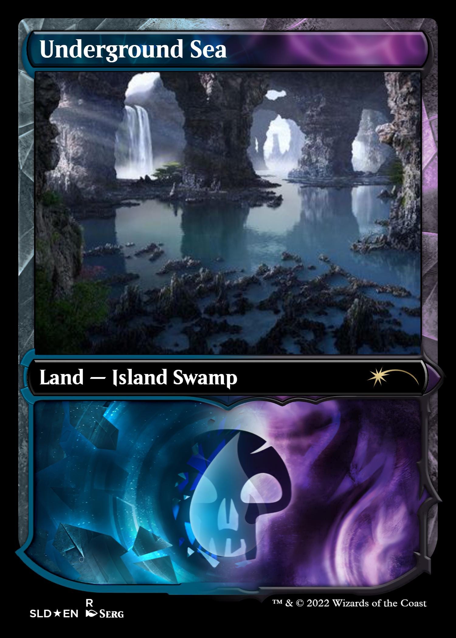 Proxy Mtg Set Dual Land Artworks 10 Cards Underground Sea Volcanic