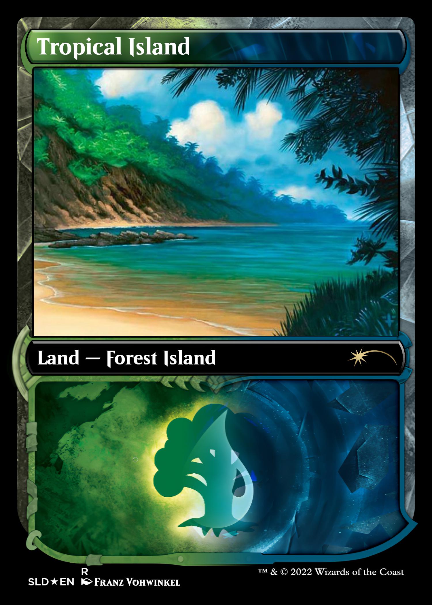 Proxy Mtg Set Dual Land Artworks 10 Cards Underground Sea Volcanic