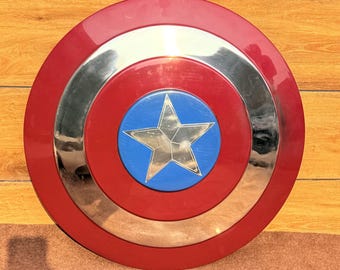 Steel Captain America Shield | Steve Rogers, Winter Soldier, Halloween Gift