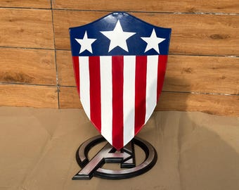 Steel Captain America Shield | First Avenger, Steve Rogers, 24''