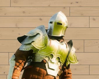 Hand-Forged Medieval Knight Steel Armor | Crusader Cosplay, LARP