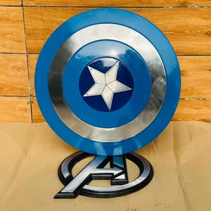 Blaues Captain America Schild |Steve rogers schild Wintersoldat Captain America Schild | Bestes Geschenk Halloween