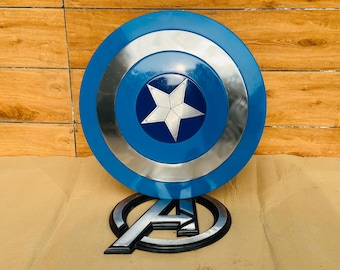 Blue Captain America Steel Shield | Steve Rogers Replica