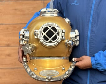 Deep Sea Diver Nautical Wall Decor Deep Sea Diving Helmet Dive Mark-v ...