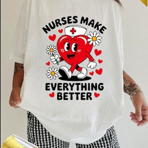 Krankenschwester-Shirt, Krankenschwester-Geschenk, Krankenschwester-T-Stück, Pflegegeschenk, medizinischer Fachmann, Krankenschwester-Anerkennung, danke Krankenschwester, Krankenschwester-Woche Geschenk