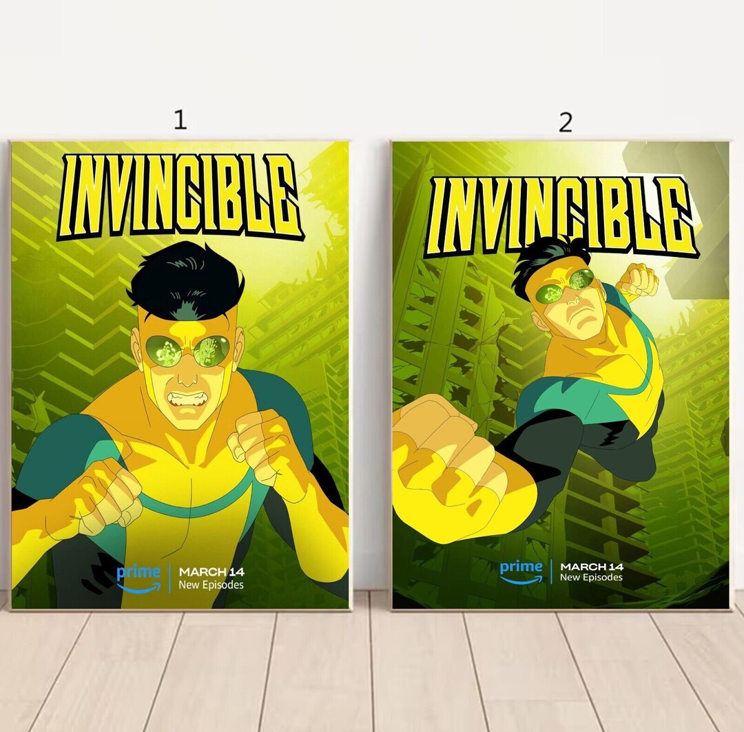 Custom Invincible Season 2 2024 Poster - Etsy