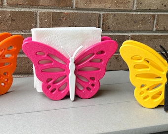 Poly Butterfly Napkin Holder