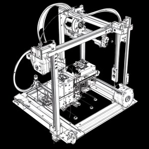 3D-skrivare t-shirt