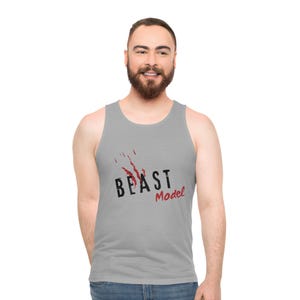 Beast Mode Unisex Tank Top - Gym Wear, Fitness Apparel, Workout Shirt, Casual Summer Top, Gift for Athletes