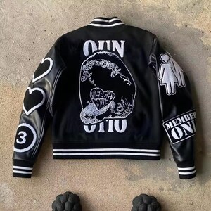 Custom Varsity Letterman Jacket: Wool & Leather Retro College Style