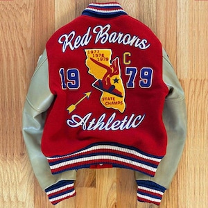 Custom Varsity Letterman Jacket: Wool & Leather Bomber, Retro College Style