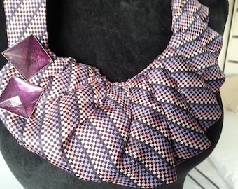 Silk Vintage Tie Necklace