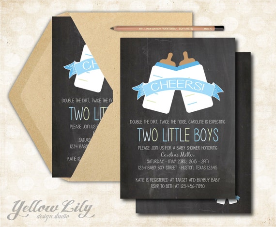 diy baby shower invitations boy