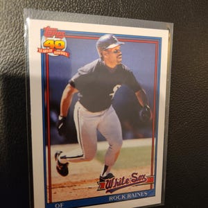 Tarjeta de béisbol Topps Traded Series de 1991 - Rock Raines n.° 94T - NM/M