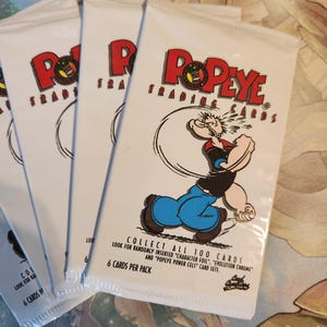 Popeye Trading cards - Vintage 1990s