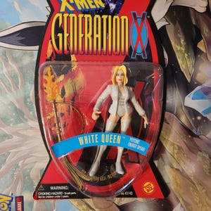 1996 ToyBiz - Generation X - White Queen With Psychic Energy Spear!!!