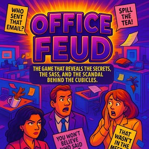 Funny Office Feud Game, Office Family Feud, Printable Trivia Game, Work Party Icebreaker, Holiday Game for Adults, Christmas Office Game