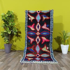 AMAZING VINTAGE RUG, Moroccan Rug 6,6 x3 ft, Berber Rug, Geometric Rug, Vintage Rug, Wool Rug, Area Rug, Handmade Rug