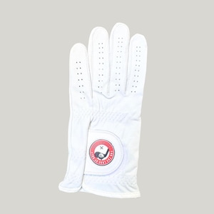 Nur ein Golfer Special Edition Golfhandschuh, linker Handschuh für rechtshändige Golfer, Herren weicher roter und weißer Leder-Golfhandschuh, Golf Geschenk