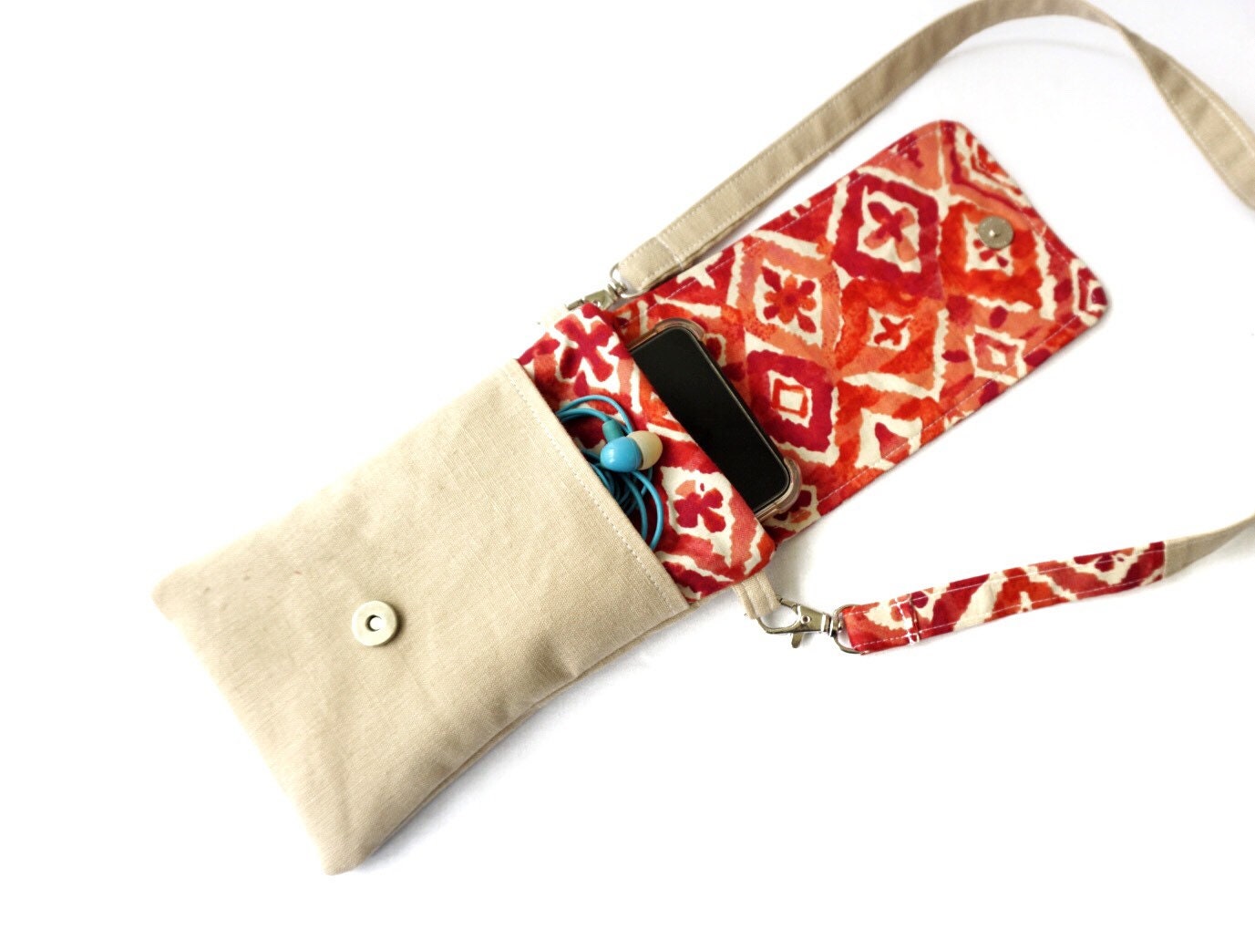 IPhone Crossbody Purse with Pocket Wallet for Card Cash Etsy