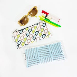 Handmade Pencil Bag, Quilted Zipper Pouch, Cosmetics Pouch, Spectacles Case, Crochet Hook Pouch, Small Makeup Bag