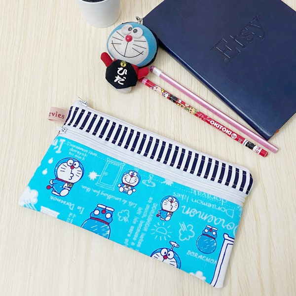 Doraemon Double Zipper Pencil Pouch