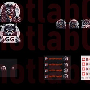 pack exclusif d’émotes Loup-Garou Dark Edition !