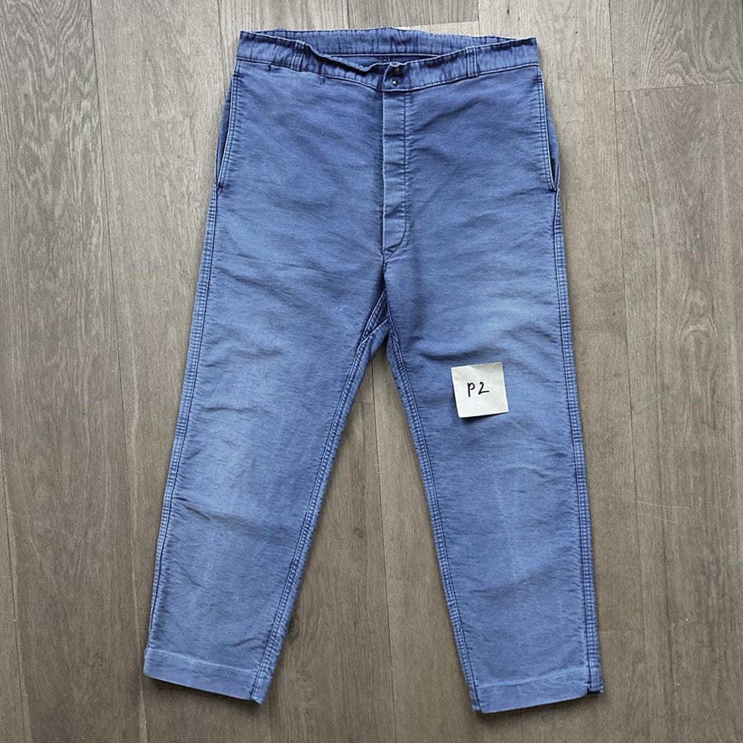 THC TALLINN. Pantalon de travail pour homme (S, Bleu marine, Coton et
