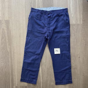 Vintage Pantalon Bleu de Travail  French Workwear
