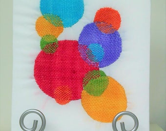 Crewel Embroidery Kit Woven Circles