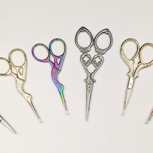 Chatelaine Tools- 3,5&quot; en 5&quot; roestvrijstalen handwerkscharen in verschillende afwerkingen en stijlen