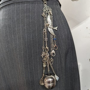 Chatelaine Tools - Tea Time Accessories Ball Infuser & Spoon Gift Set - 4 Charm Options