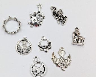 Scottish Highlands - 8 Scotland Charms - Outlander Scots