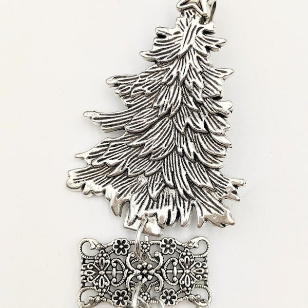 Winter Chatelaine Tree with Waist Clip With or Without Christmas Goodies - Santa for Hire