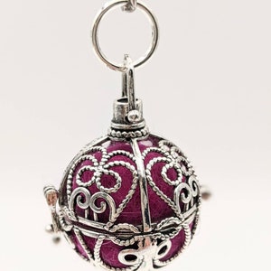 Chatelaine Tools - Filigree Aromatherapy or Stitch Marker Holder on a Chain