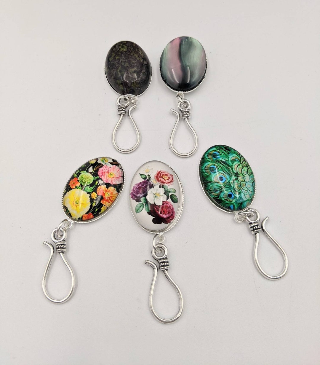 5 Options Magnetic Brooch Pin With Hook - Portuguese Knitting Pin ...