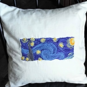 Crewel Embroidery Kit Starry Night