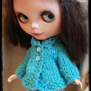 Knitting Pattern for Blythe Sweater Jacket