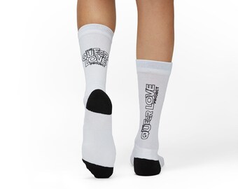 Queer Love Project logo Socks | Sublimation Socks