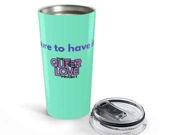Teachers Pet Tumbler 20oz | Queer Love teal travel cup