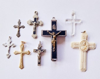 Vintage crucifix collection
