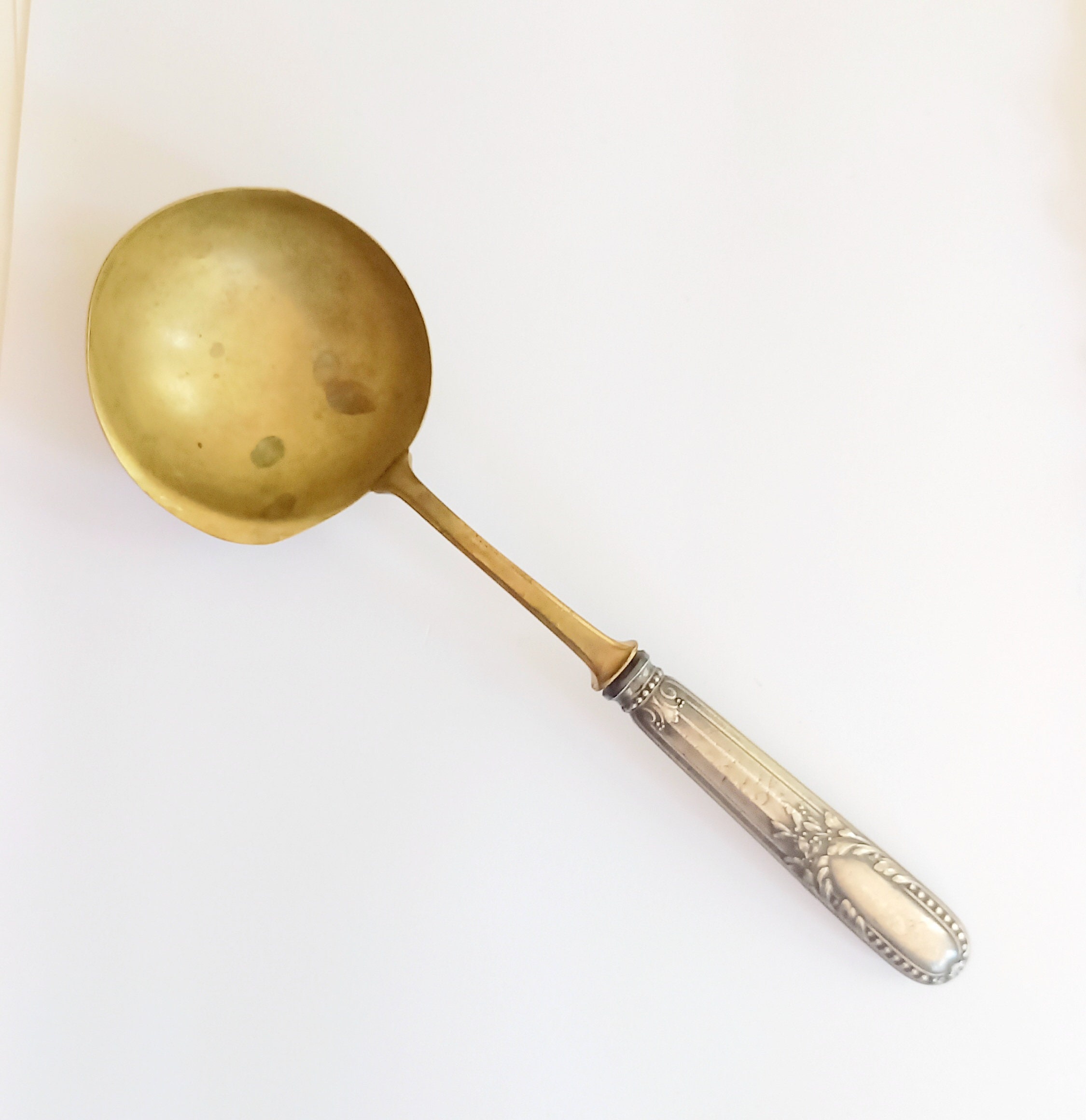 French Sauce Spoon Louis Xvi Style Etsy