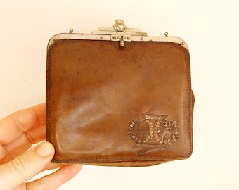 French leather purse souvenir