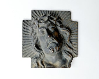 Bronze Religious plaque Jesus plaque